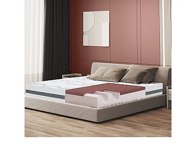 Materasso Singolo 90x200 Carbon Memory Foam |Qualità Premium| | Altezza 27 cm | Made in Italy