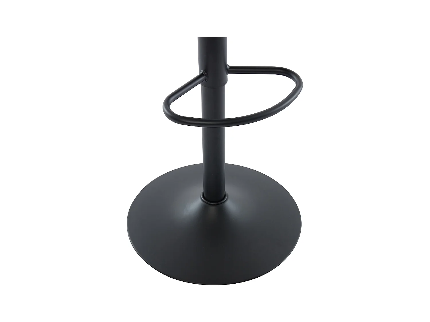 Sgabello da bar in Tessuto testurizzato e Metallo Nero Altezza regolabile Terracotta - Lotto di 2 - LASANDRIA