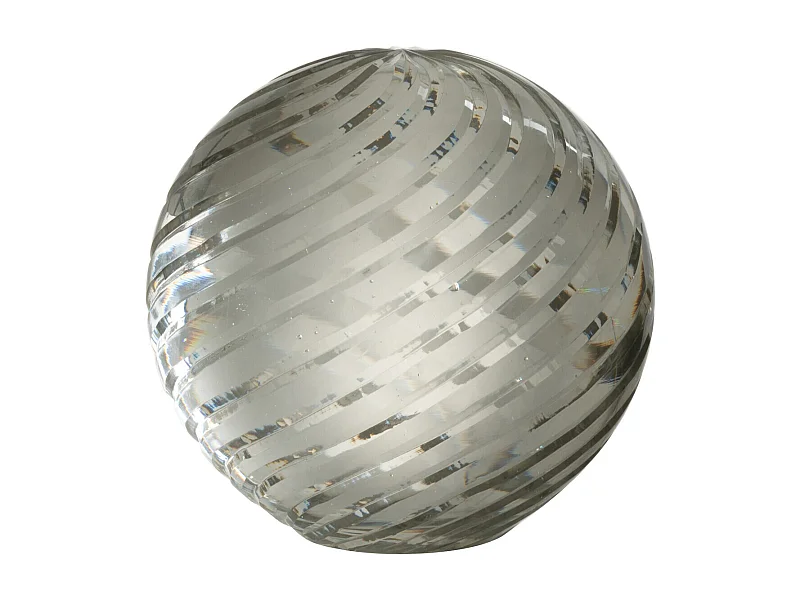 Presse-Papier en Verre "Onde" 11cm Transparent