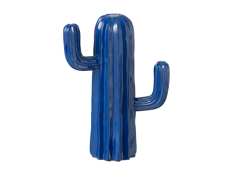 Cactus Déco "Mexican Fiesta" 28cm Bleu