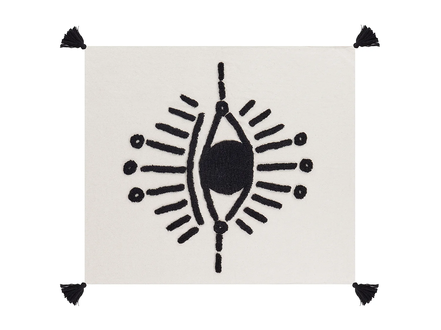 Couverture SEDIO Coton 150 x 200 cm Blanc