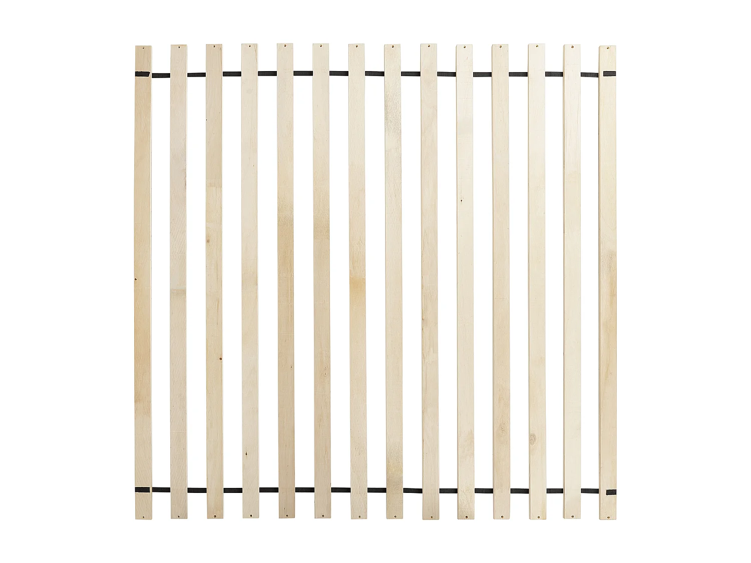 Lit avec sommier ERVILLERS 180 x 200 cm Acacia naturel