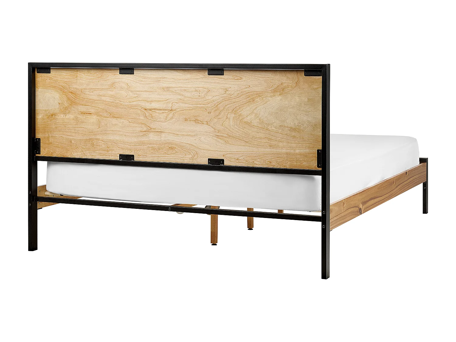 Bed ERVILLERS 160 x 200 cm Natuurlijk acaciahout