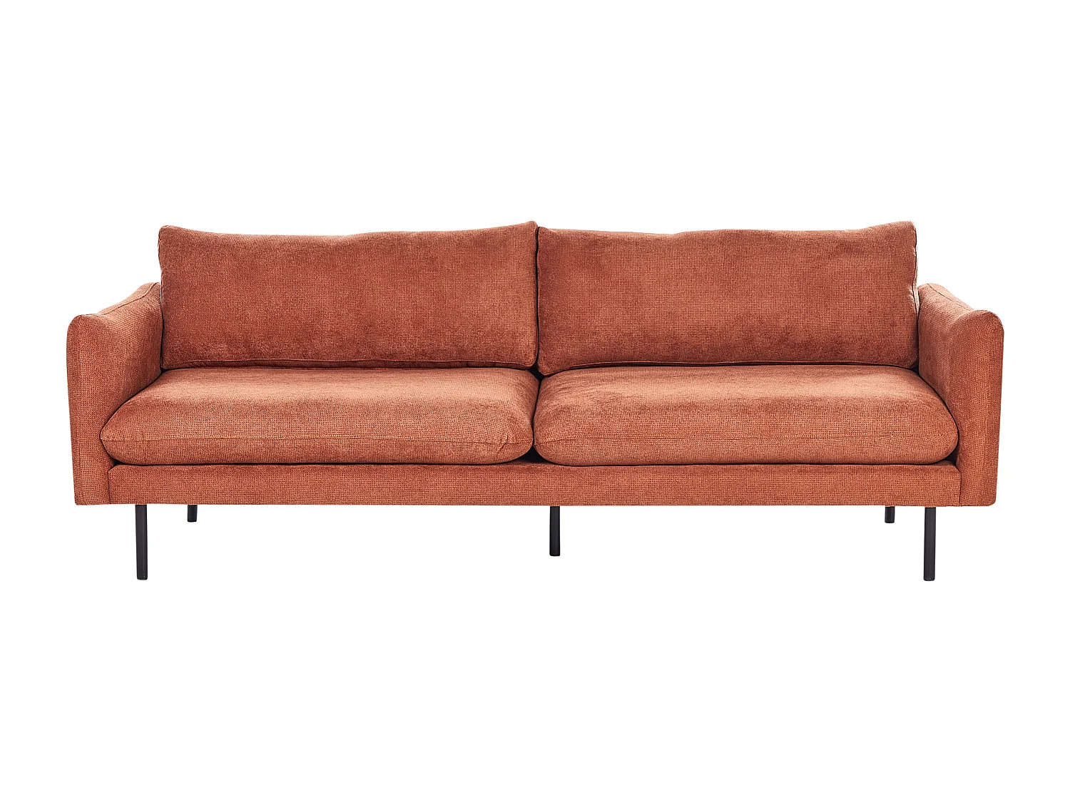 Canapé 3 places VINTERBRO Tissu chenille Marron doré