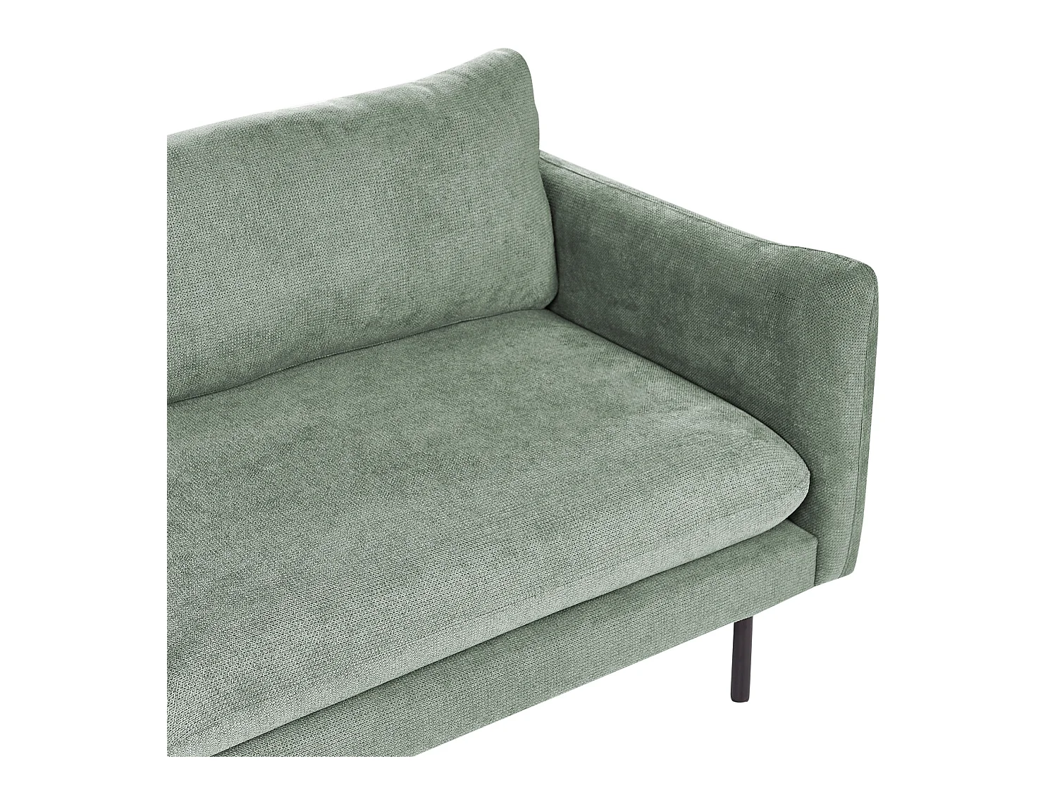 Ecksofa VINTERBRO Stoff Hellgrün 4-Sitzer rechtsseitig