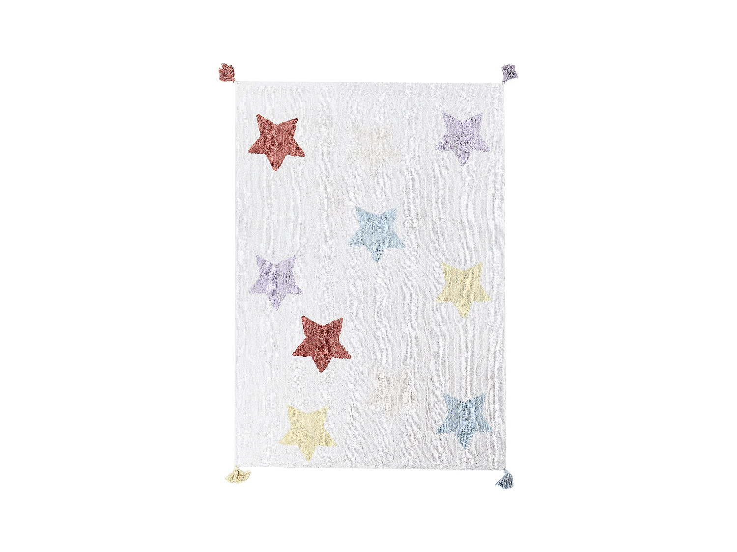 Tappeto per bambini cotone multicolore 140 x 200 cm MEREVI