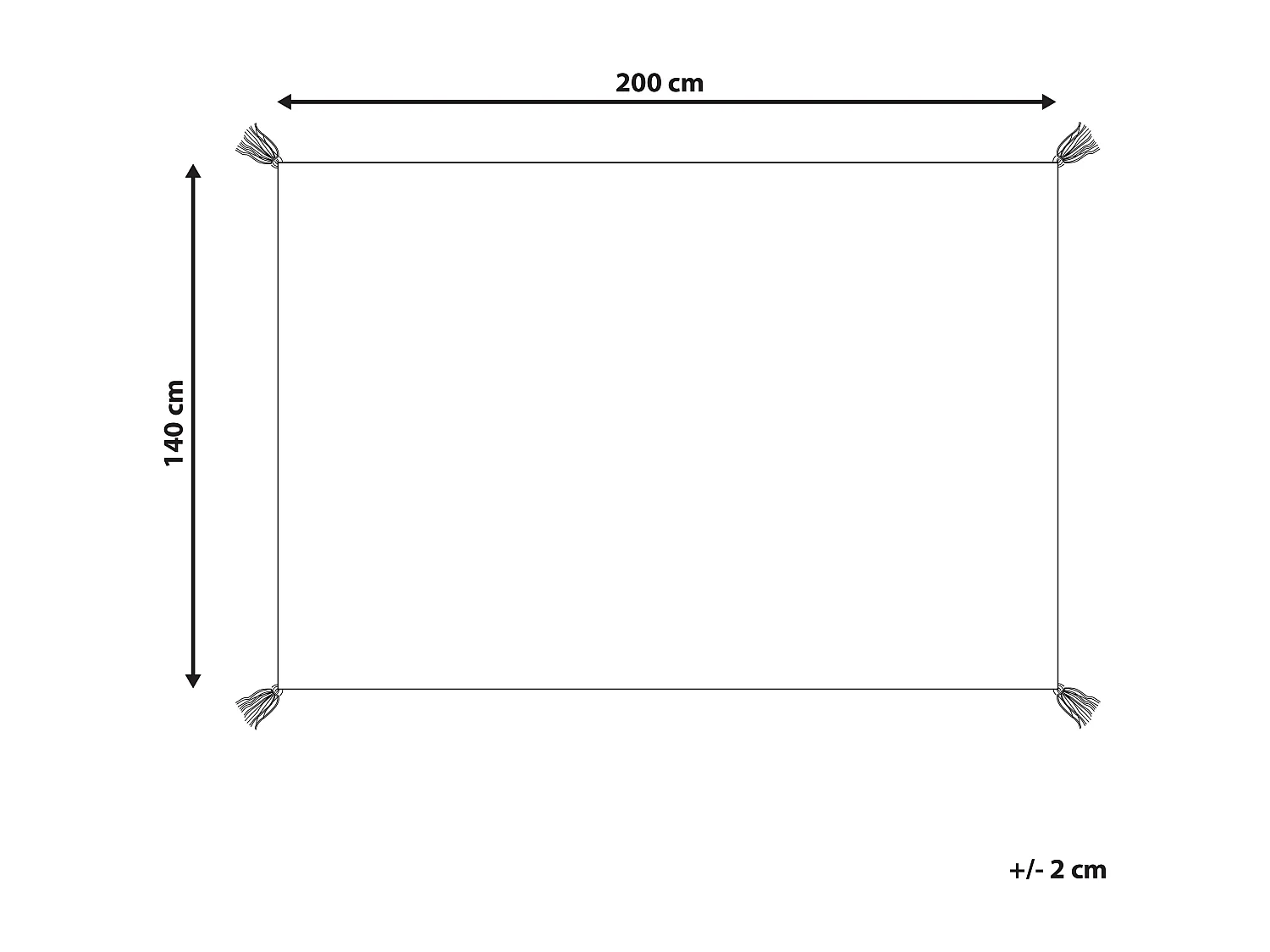 Tapis enfant MEREVI Multicolore 140 x 200 cm Coton