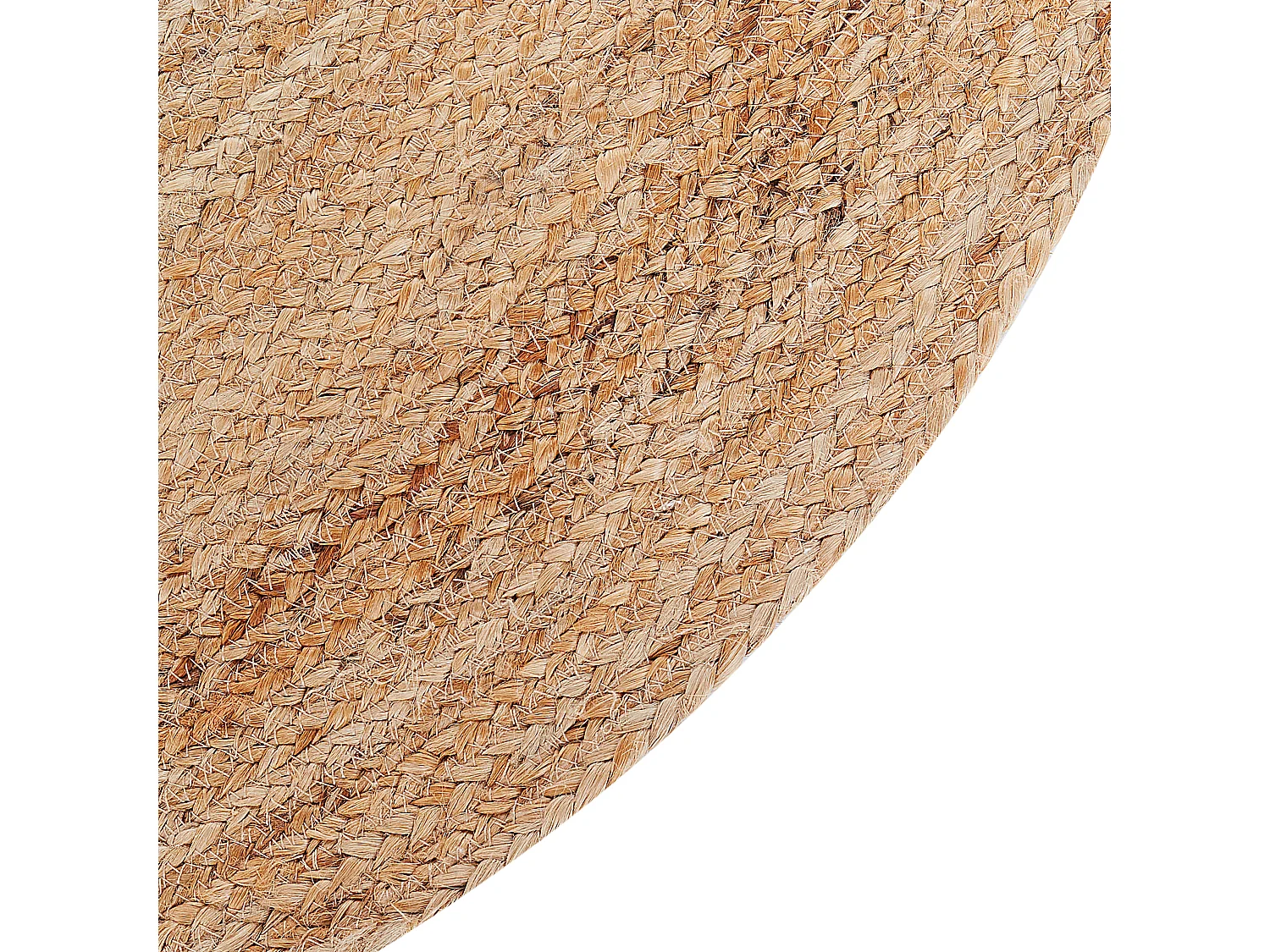Tapis enfant avec motif d'ours en jute beige ⌀ 120 cm KOSALAR