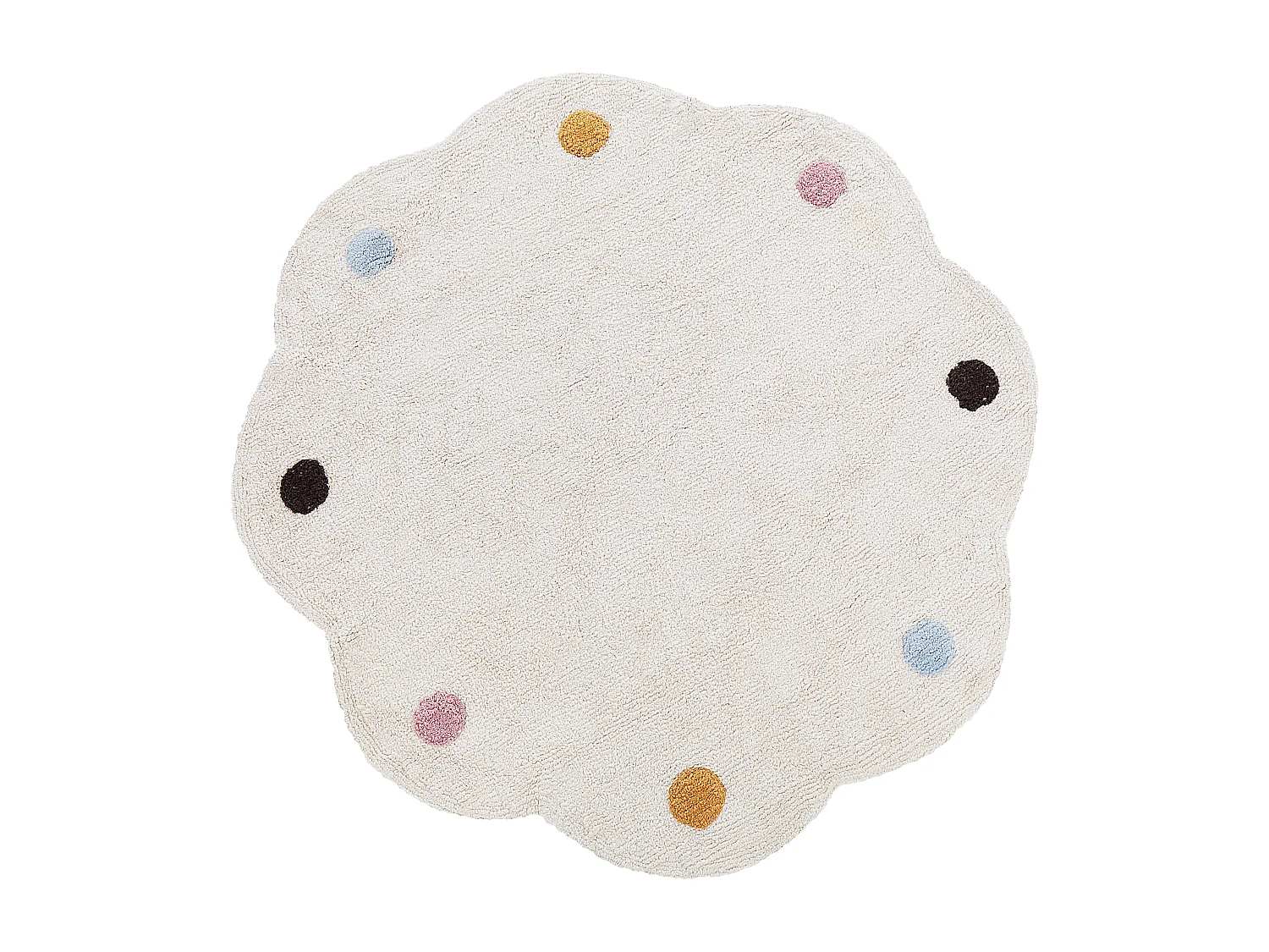Tapis enfant DUREVI Beige clair ø 120 cm Coton