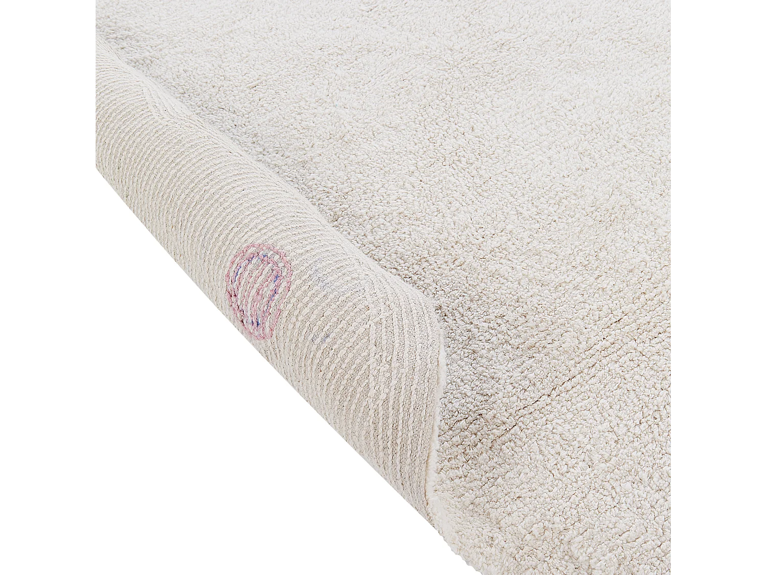 Tapis enfant DUREVI Beige clair ø 120 cm Coton