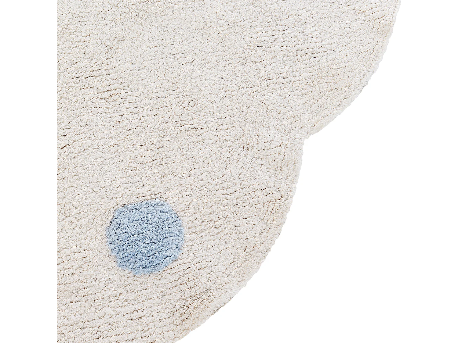 Tapis enfant DUREVI Beige clair ø 120 cm Coton
