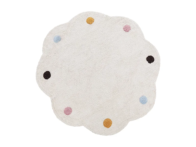 Tappeto per bambini cotone beige ⌀ 120 cm DUREVI