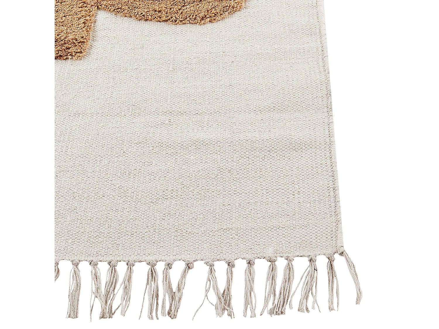 Tapis enfant avec motif dinosaures en coton beige 140 x 200 cm GHARTA