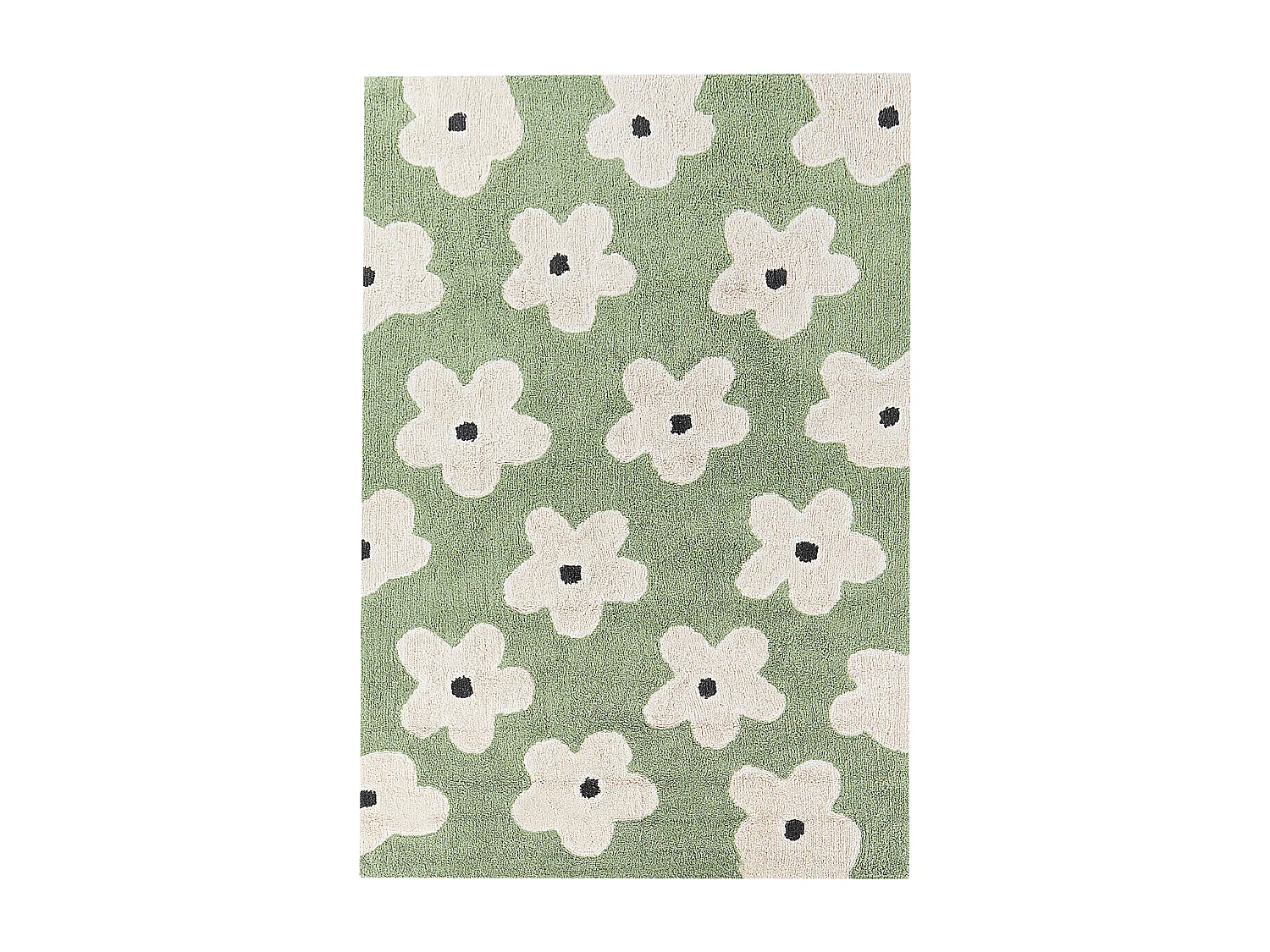 Tapis enfant MOKHVA Vert 140 x 200 cm Coton