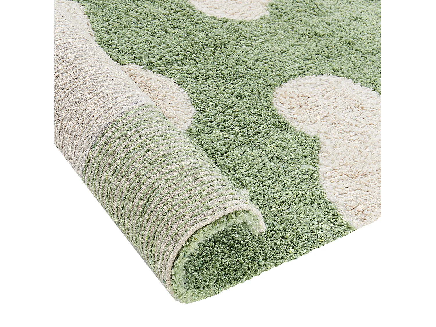 Tapis enfant MOKHVA Vert 140 x 200 cm Coton