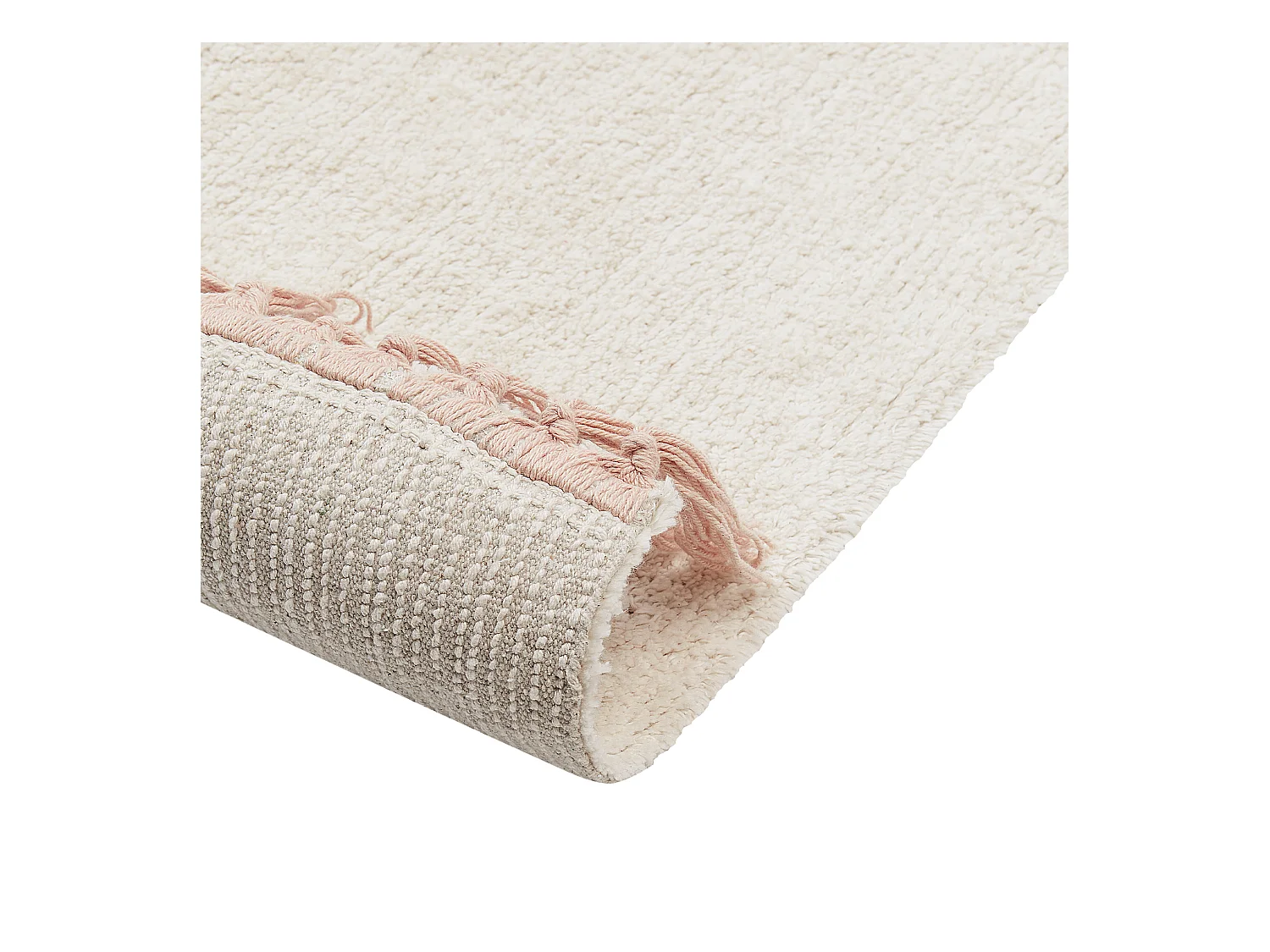 Tapis enfant BAZALETI Beige clair 140 x 200 cm Coton