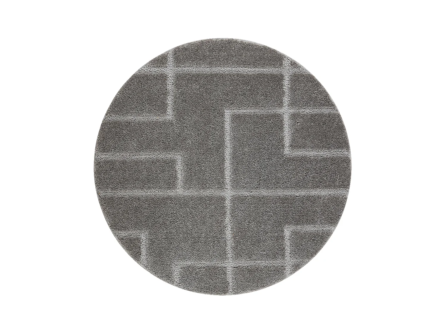 Tapis de salle de bain SUPREME cercle LINES, lignes, antidérapant, do cercle 67 cm