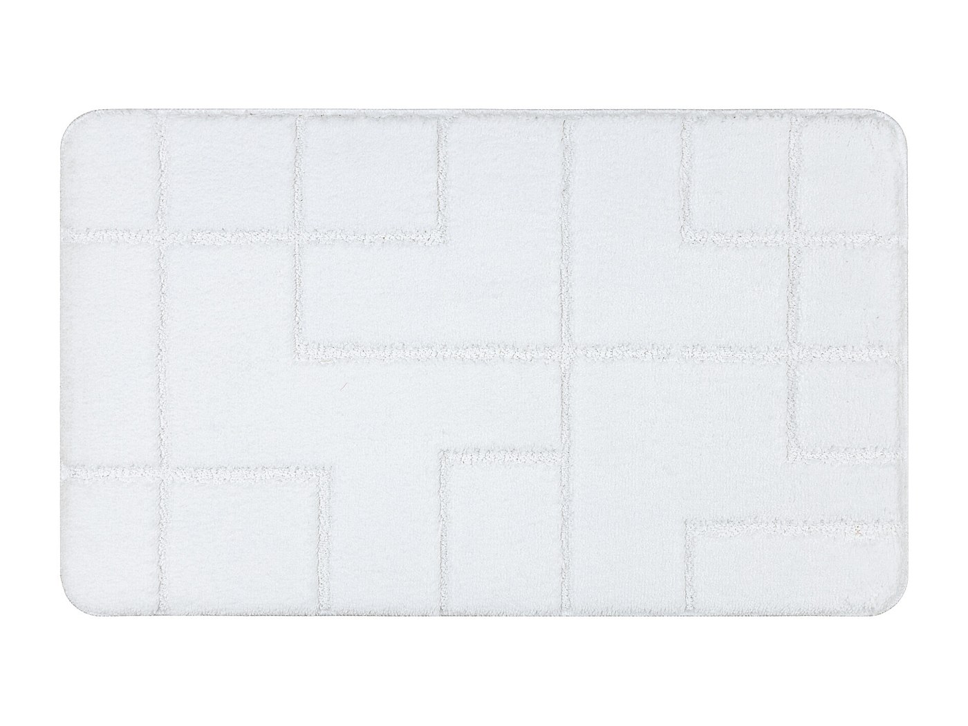 Tapis de salle de bain SUPREME LINES, lignes, antidérapant, doux - bl