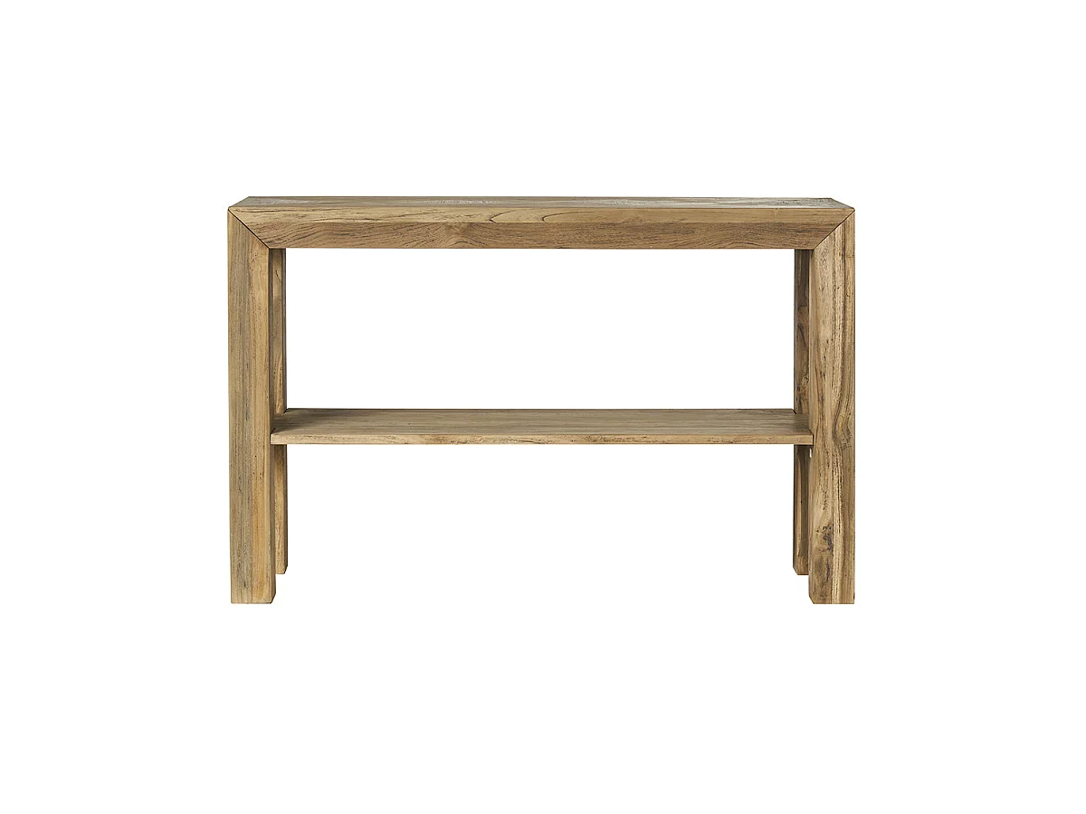 Consola de teca maciza reciclada