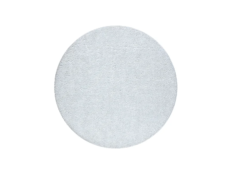 Badteppich SYNERGY Kreis, Glamour, rutschfest, weich – lurex weiß cercle 67 cm