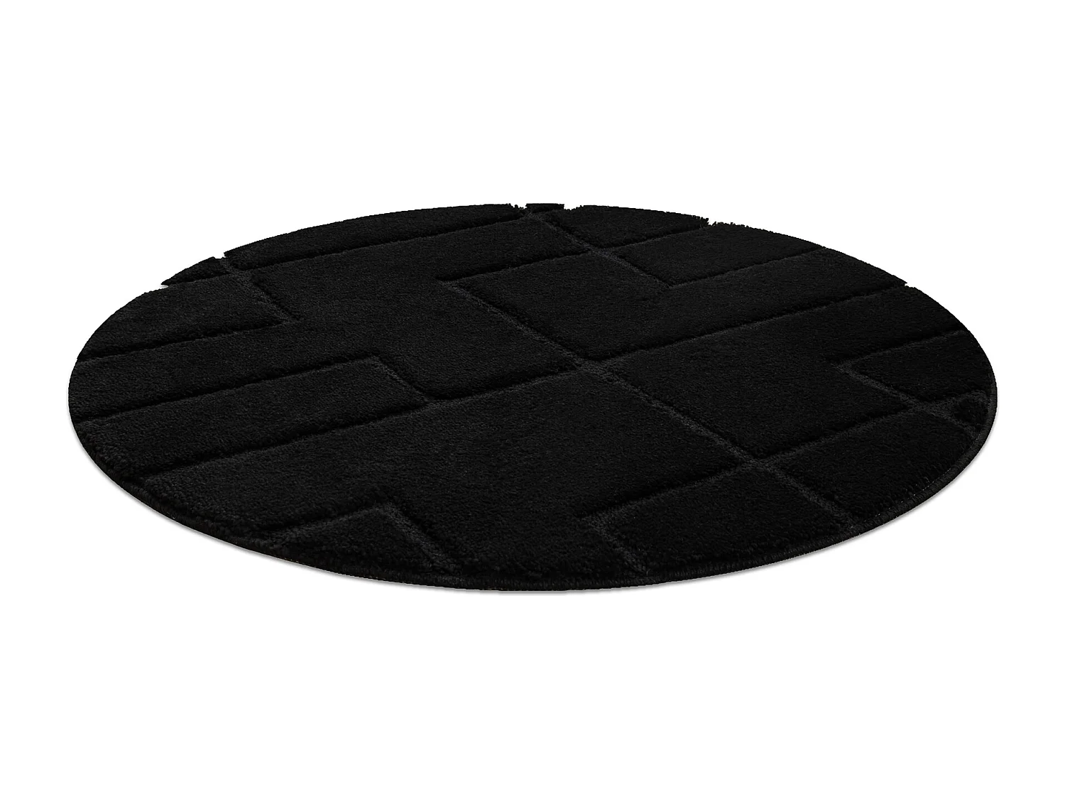 Tappeto da bagno SUPREME cerchio LINES, linee, antiscivolo, morbido -  cercle 100 cm