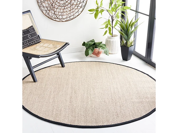 Tapis Noir 122 X 122 cm - Cass