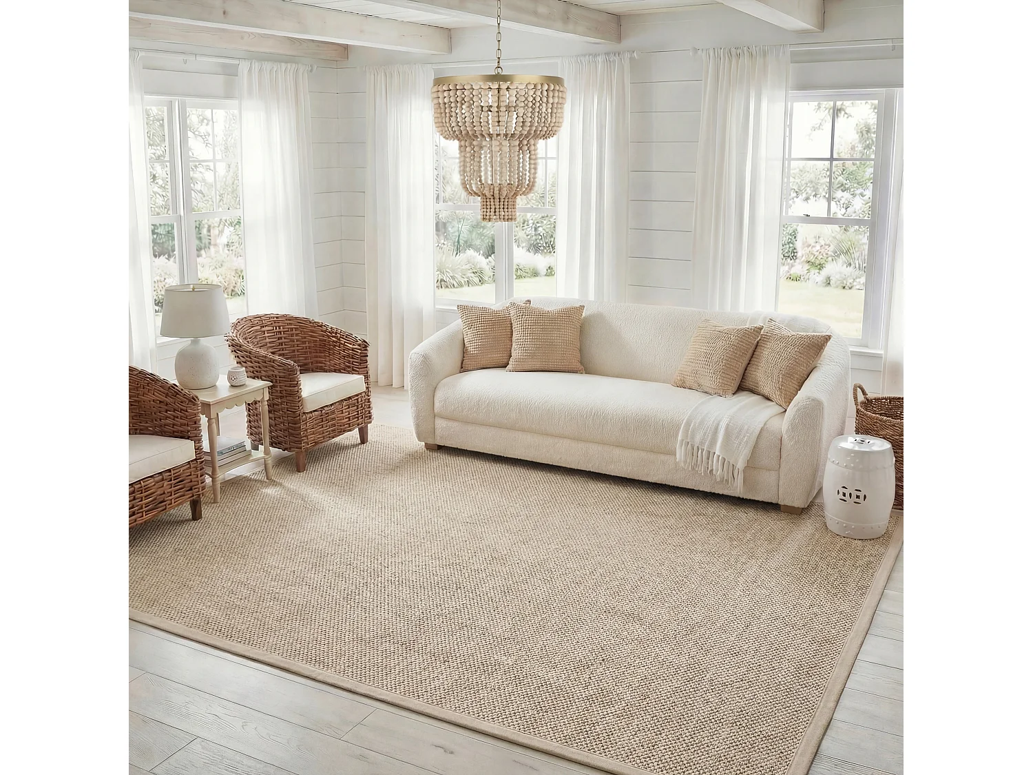 Tapis Beige 122 X 122 cm - Cass