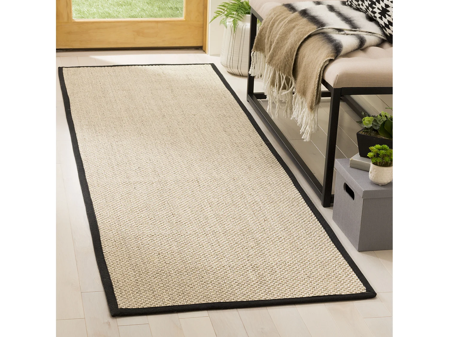 Tapis Noir 76 X 244 cm - Cass