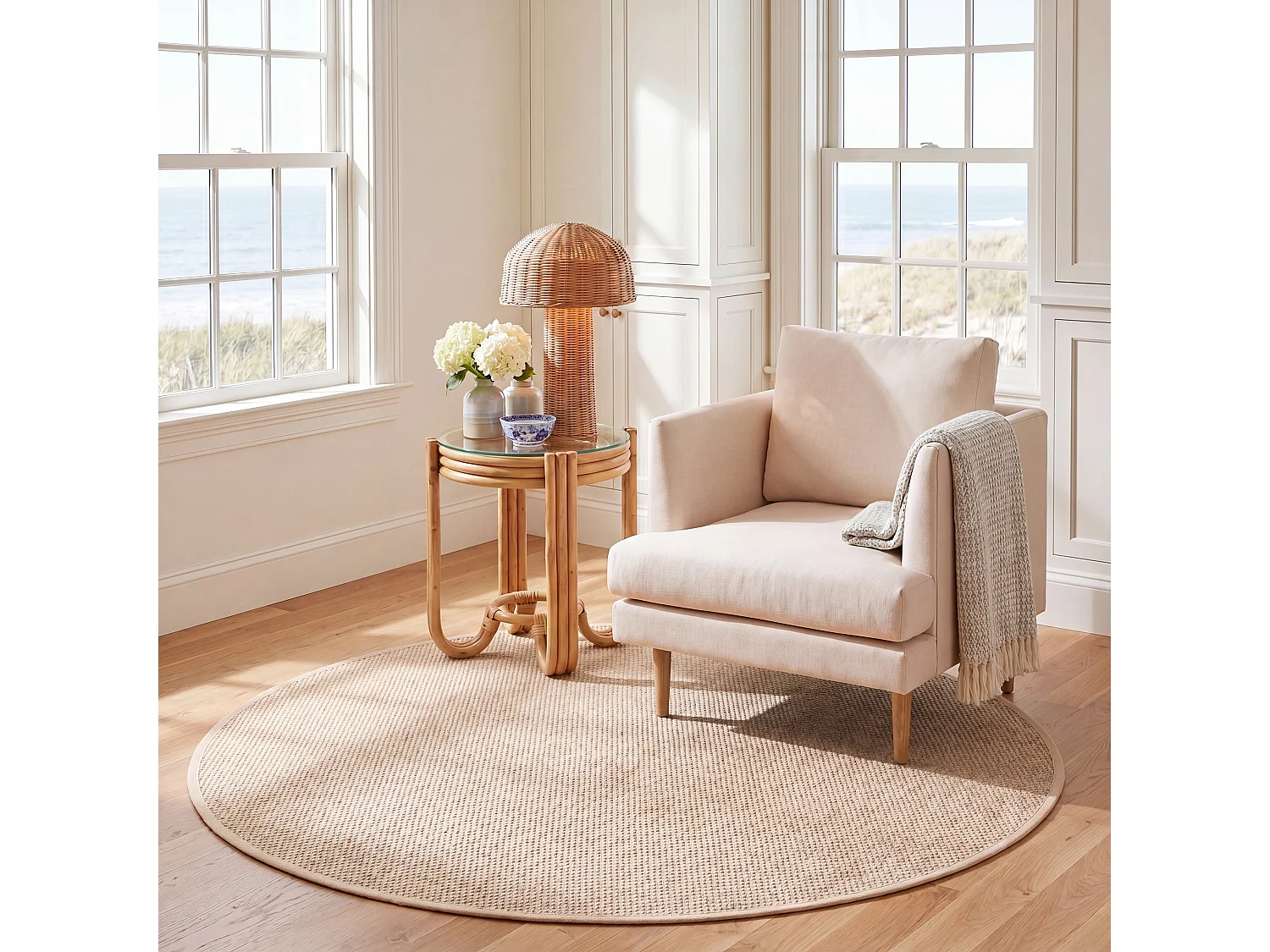 Tapis Beige 183 X 183 cm - Cass