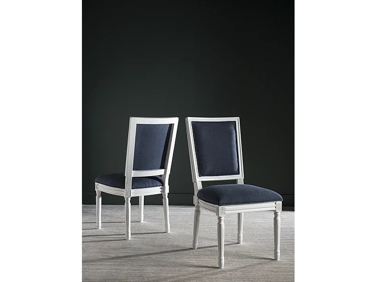 Lot de 2 chaise Marine et crème 48 X 48 X 97.28 cm - Carlota