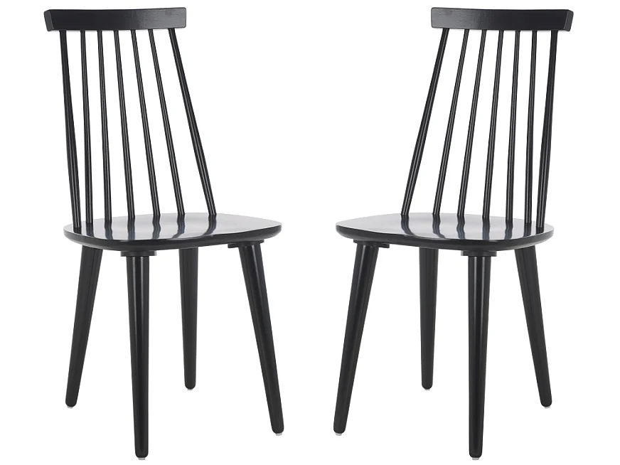 Lot de 2 chaise Noir 53 X 50 X 91.44 cm - Vela