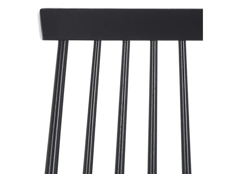 Lot de 2 chaise Noir 53 X 50 X 91.44 cm - Vela