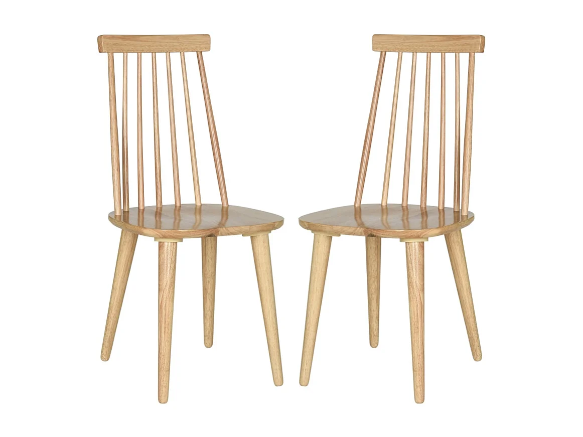 Lot de 2 chaise naturel 53 X 50 X 91.44 cm - Vela