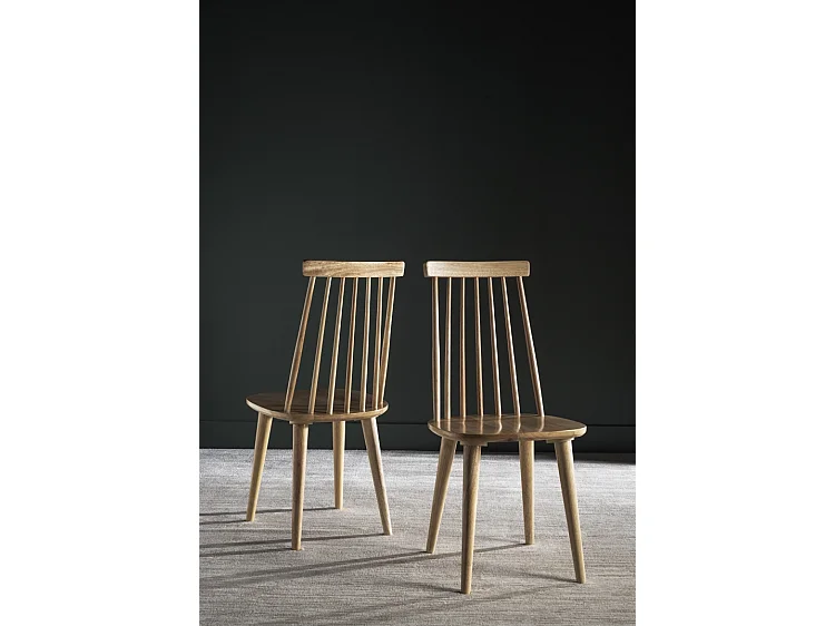 Lot de 2 chaise naturel 53 X 50 X 91.44 cm - Vela