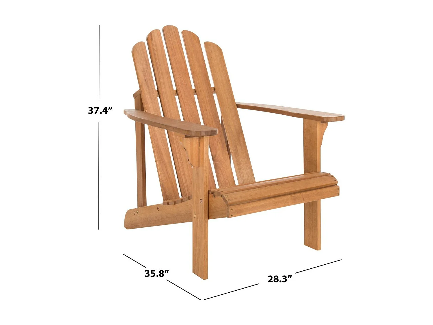 Chaise d'extérieur Neutre 71 X 45 X 95 cm - Gerlinda