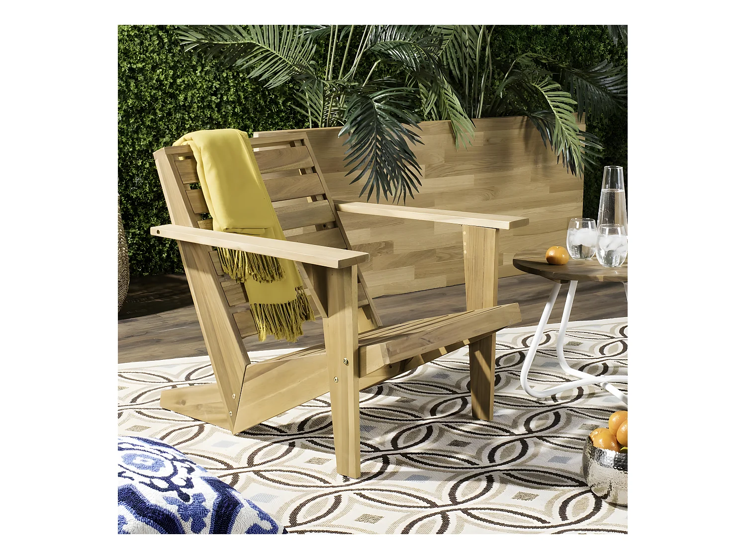 Chaise d'extérieur Naturel 81 X 75 X 72 cm - Willene