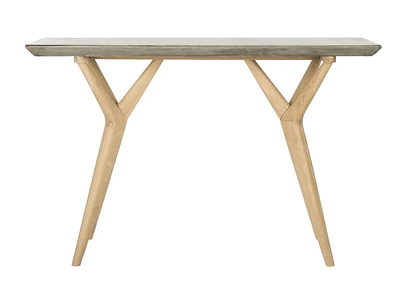 Table console d'extérieur Gris foncé 40 X 120 X 75.99 cm - Lawanda