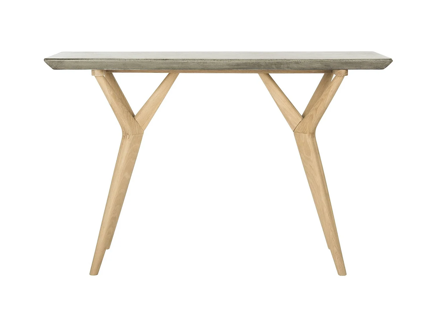 Table console d'extérieur Gris foncé 40 X 120 X 75.99 cm - Lawanda