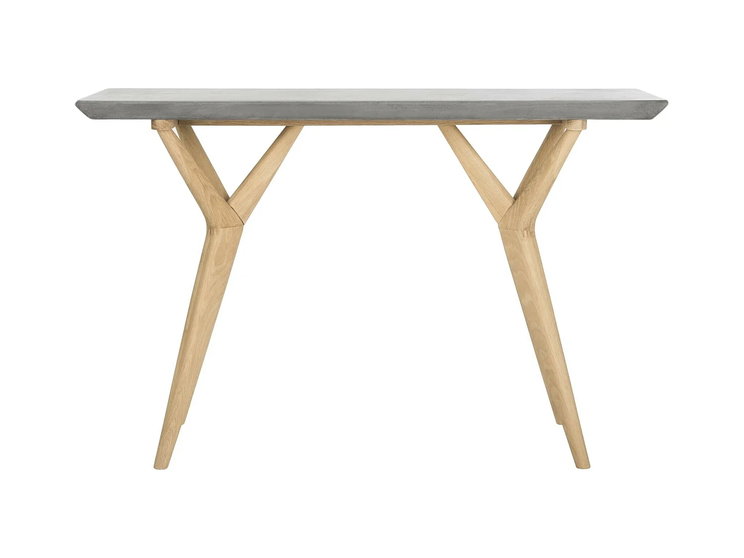 Table console d'extérieur Gris foncé 40 X 120 X 75.99 cm - Lawanda