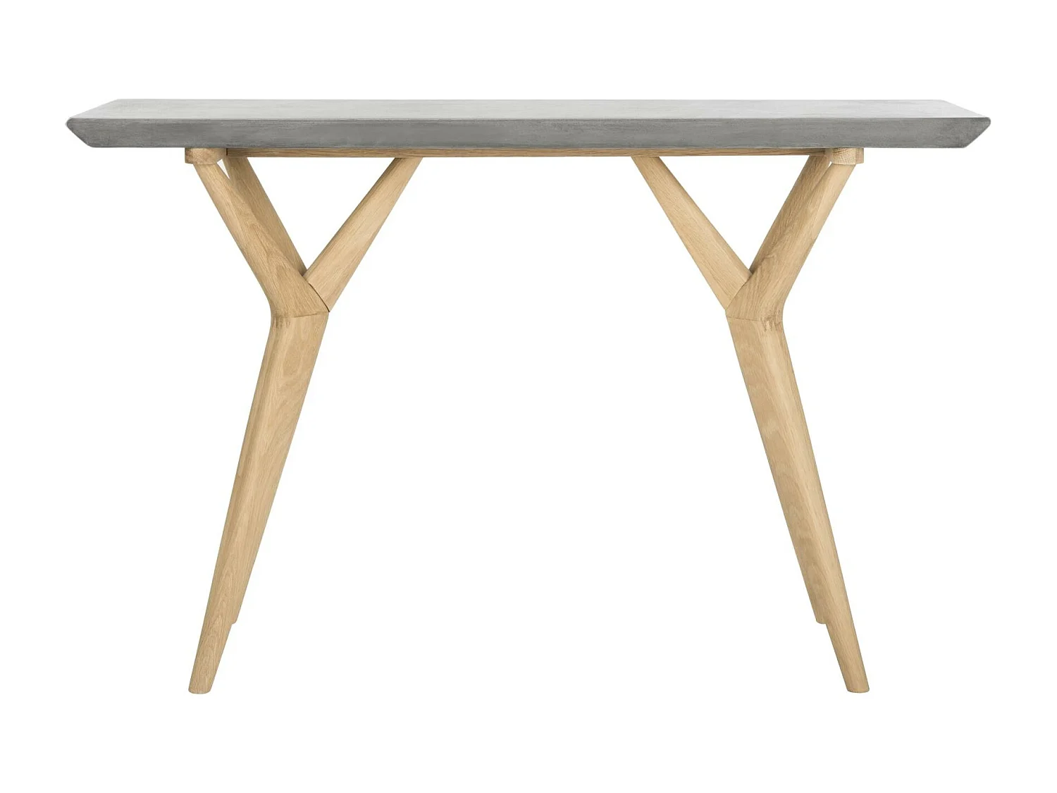 Table console d'extérieur Gris foncé 40 X 120 X 75.99 cm - Lawanda