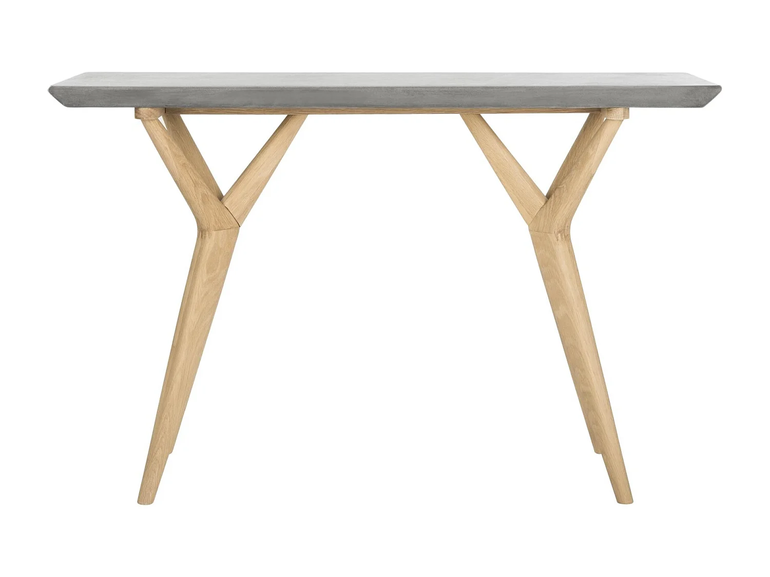 Table console d'extérieur Gris foncé 40 X 120 X 75.99 cm - Lawanda
