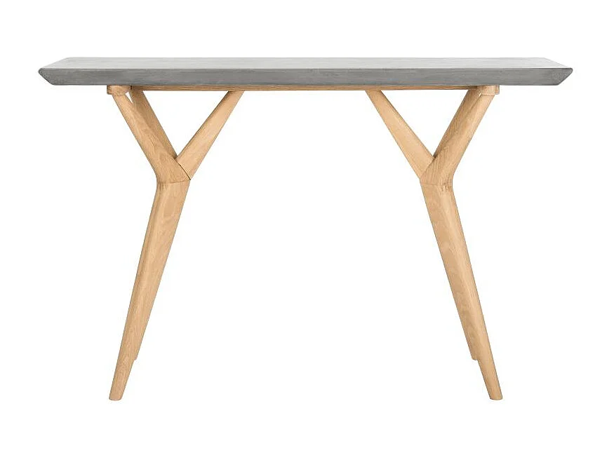 Table console d'extérieur Gris foncé 40 X 120 X 75.99 cm - Lawanda