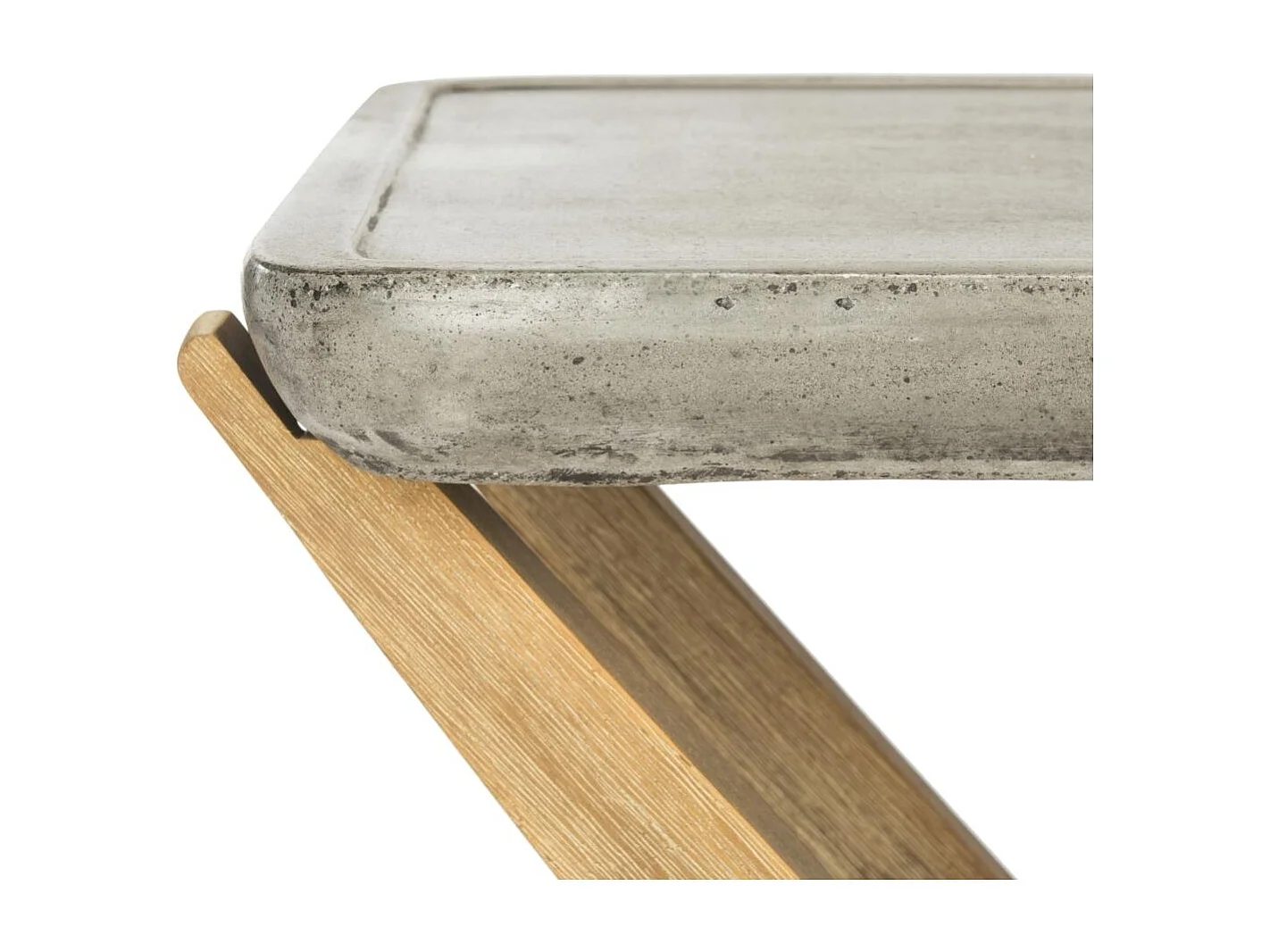 Table console d'extérieur Gris foncé 45 X 140 X 75 cm - Charmaine