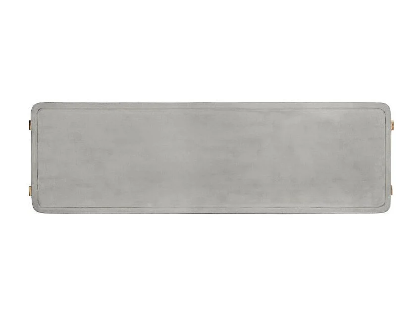 Table console d'extérieur Gris foncé 45 X 140 X 75 cm - Charmaine