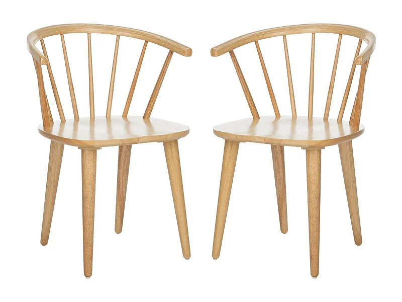 Lot de 2 chaise naturel 52 X 54 X 75.94 cm - Wava