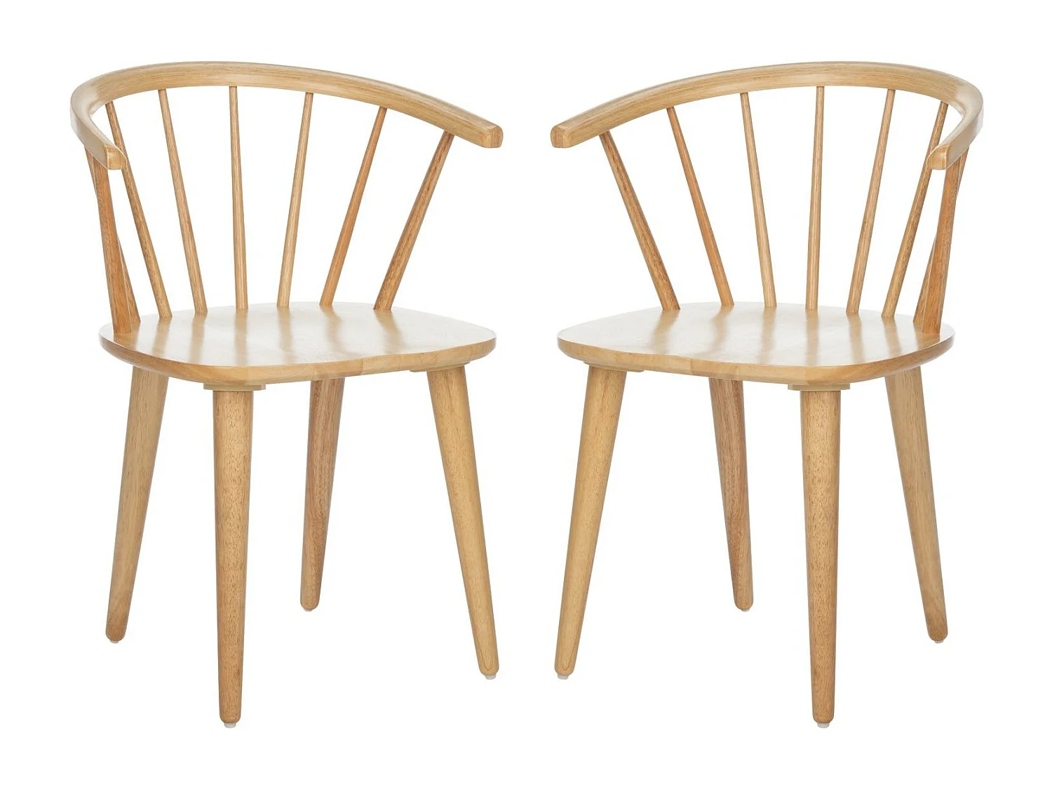 Lot de 2 chaise naturel 52 X 54 X 75.94 cm - Wava