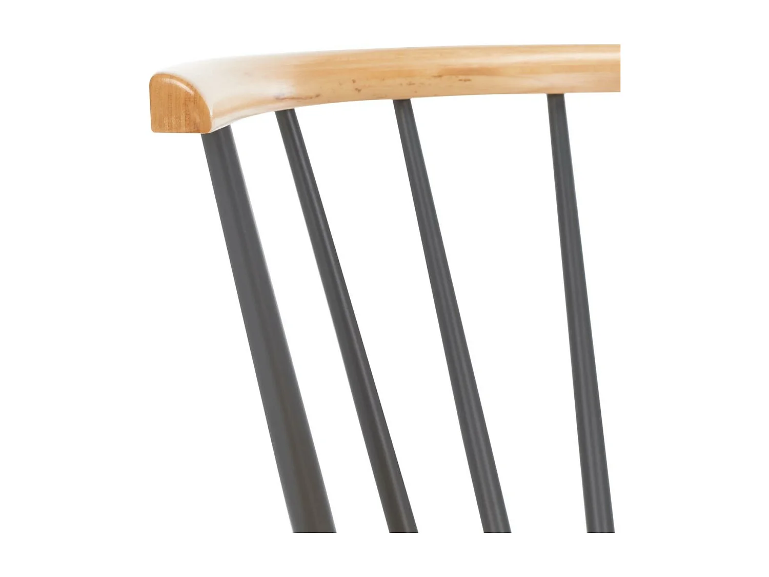 Lot de 2 chaise Naturel & Gris 52 X 54 X 75.94 cm - Wava