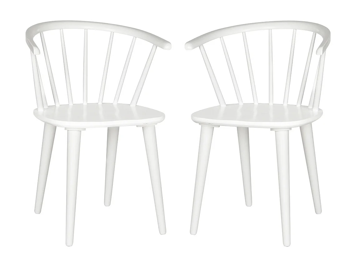 Lot de 2 chaise Blanc 52 X 54 X 75.94 cm - Wava