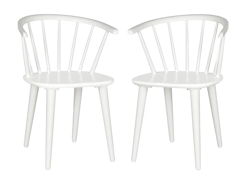 Lot de 2 chaise Blanc 52 X 54 X 75.94 cm - Wava