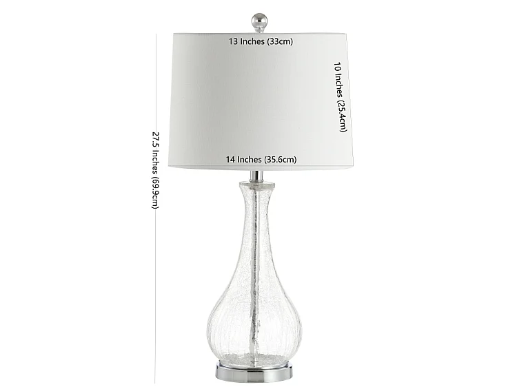 Lampe de table Clair 35 x 35 x 70 cm - Finnley
